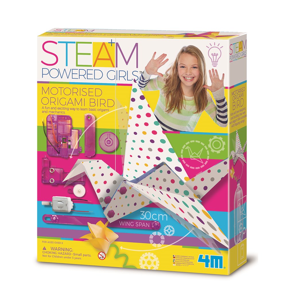 4M - STEAM Powered Girls - Motorised Origami Bird