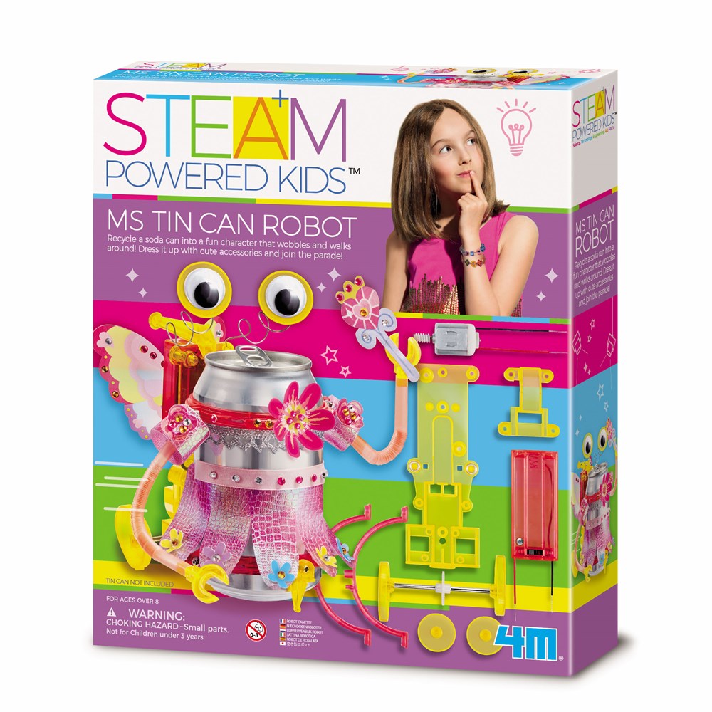 4M - STEAM Powered Kids - Ms Tin Can Robot