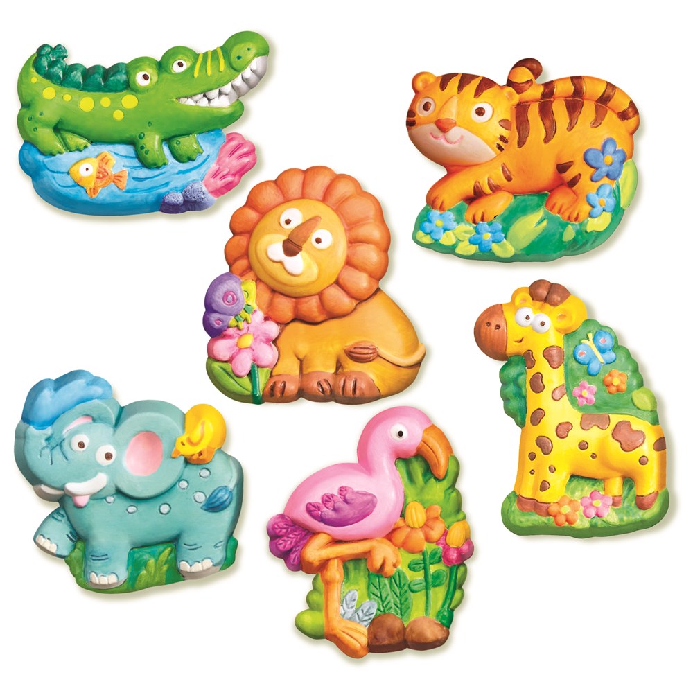 4M - Mould &amp; Paint - Zoo Animal