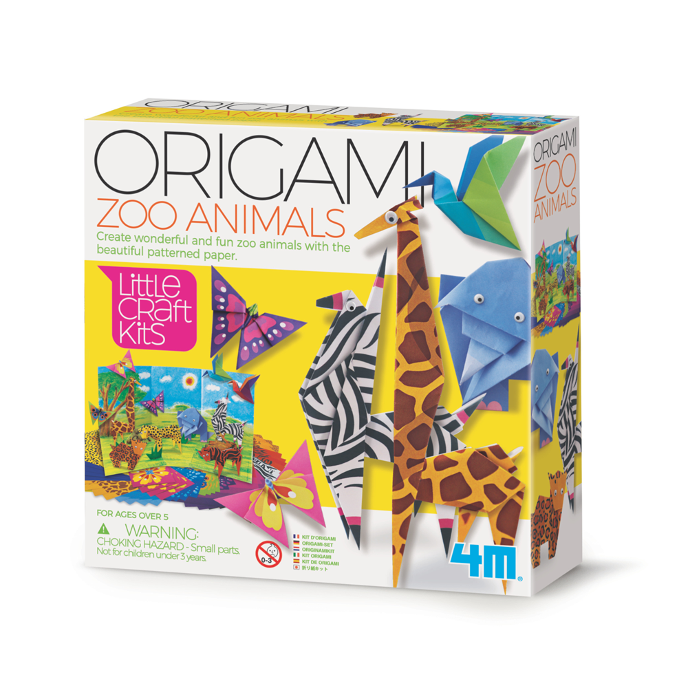 4M - Little Craft - Origami Zoo Animals