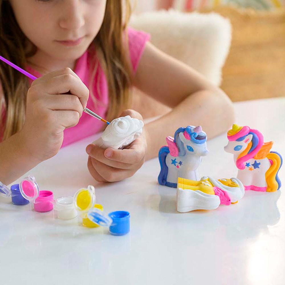 4M - Mould &amp; Paint - 3D Glitter Unicorns