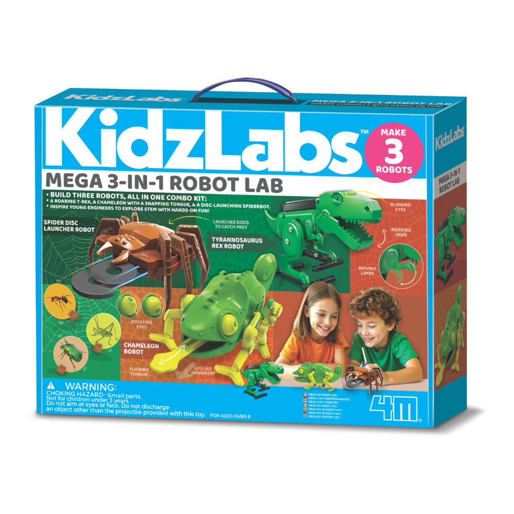 4M - KidzLabs - Mega 3 in 1 Robot Lab