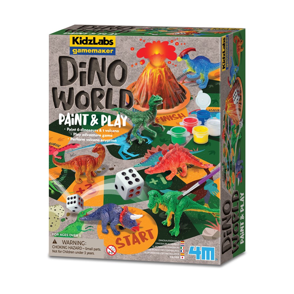 4M - KidzLabs - Gamemaker - Dino World Paint &amp; Play