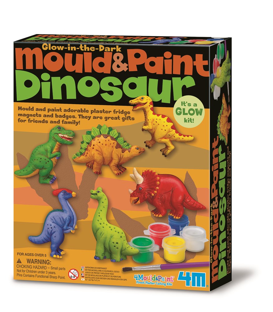 4M - Mould &amp; Paint - Dinosaur