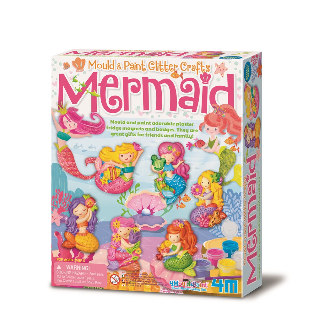 4M - Mould &amp; Paint - Glitter Mermaid