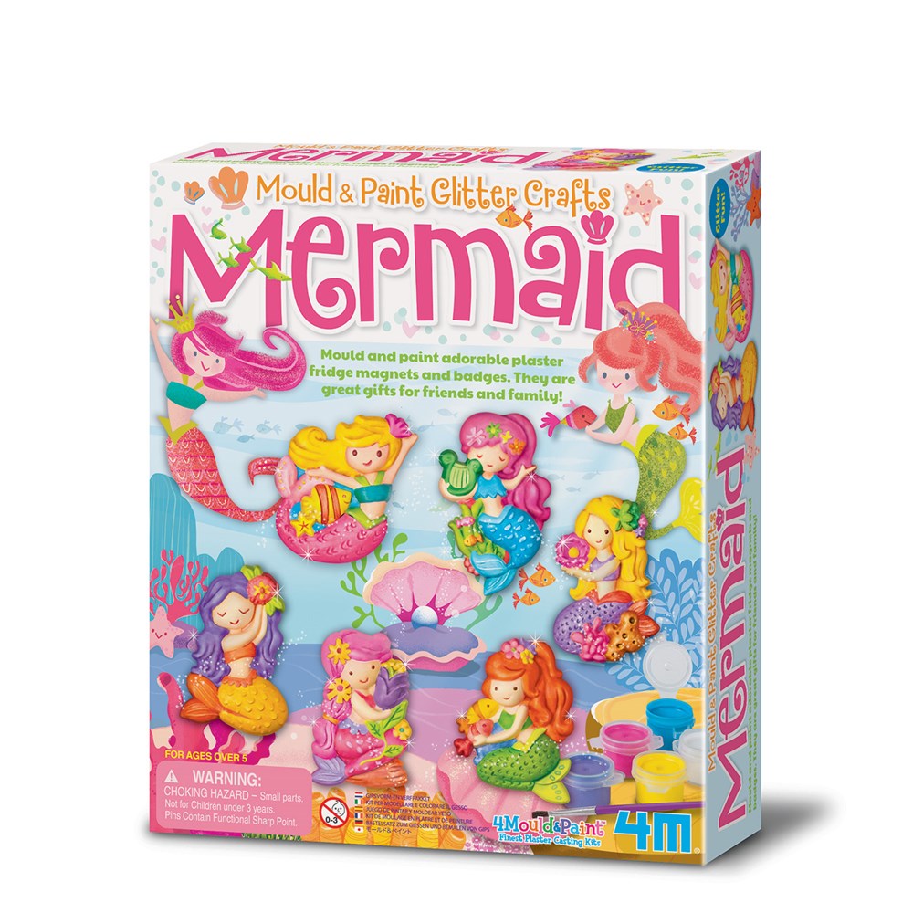 4M - Mould &amp; Paint - Glitter Mermaid
