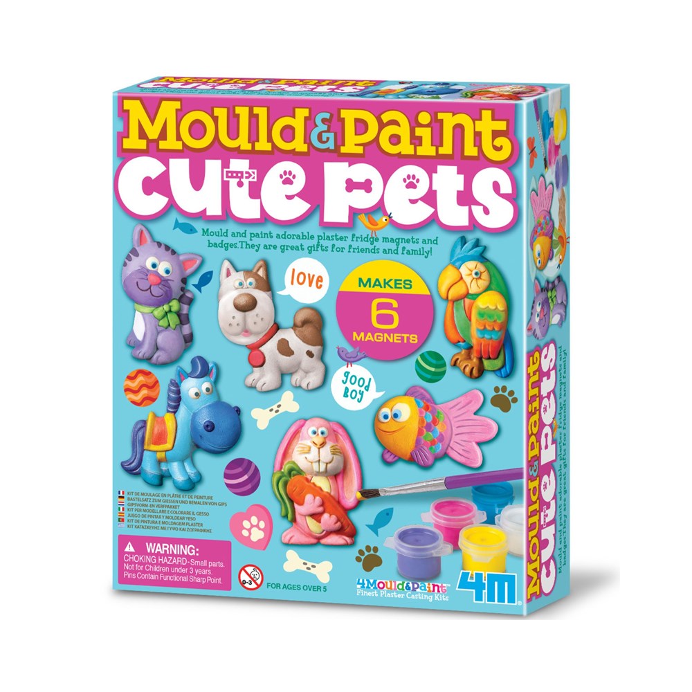 4M - Mould &amp; Paint - Cute Pets