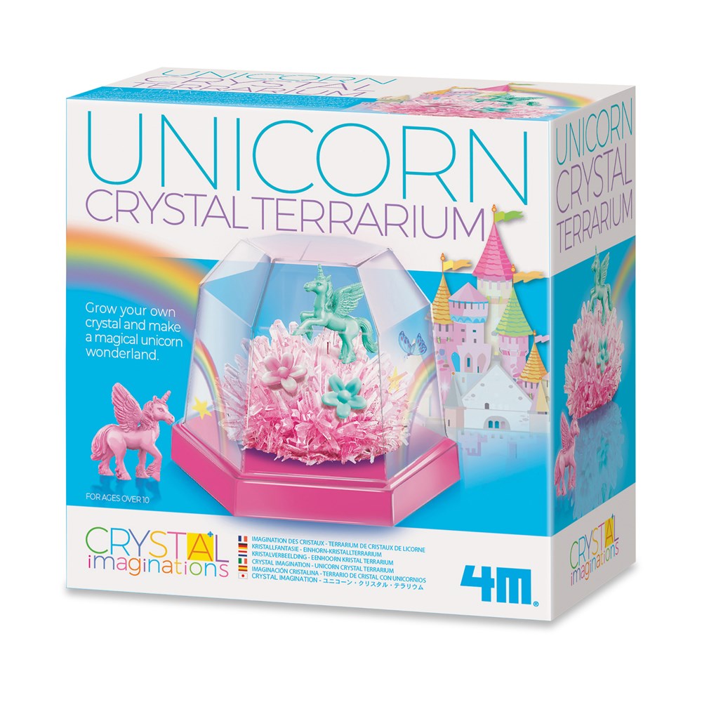 4M - Crystal Growing - Unicorn Crystal Terrarium