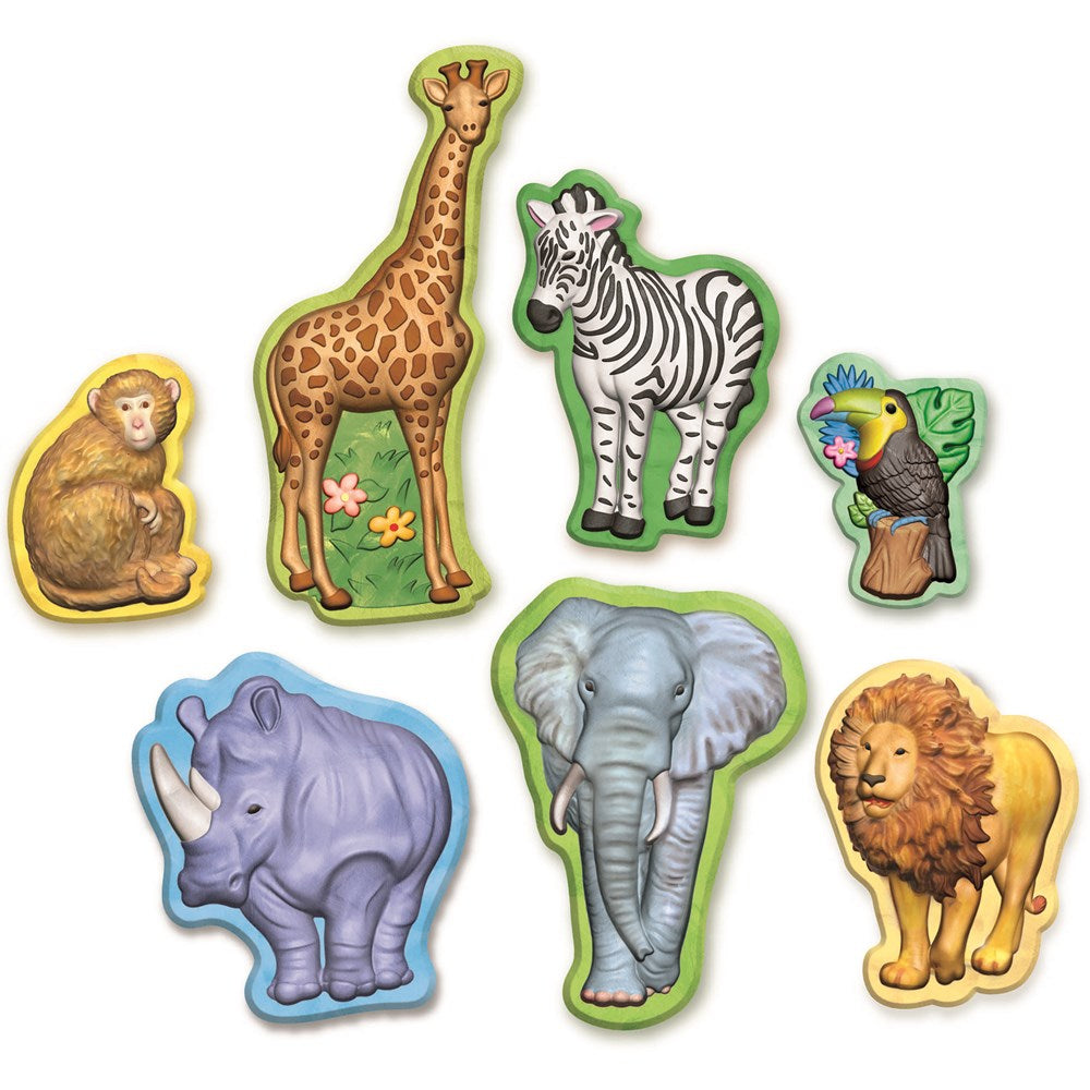 4M - Mould &amp; Paint - Wildlife Animals