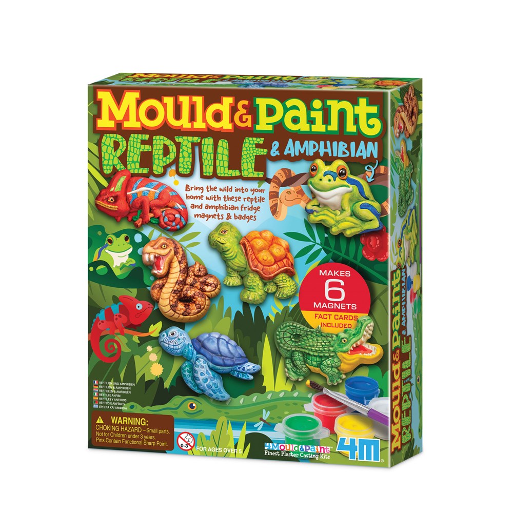 4M - Mould &amp; Paint - Reptile &amp; Amphibian