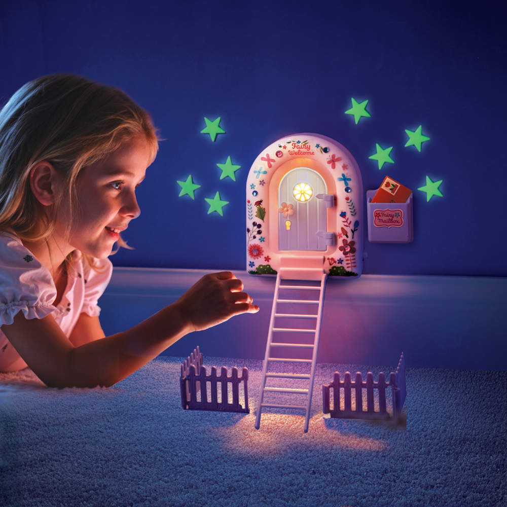 4M - KidzMaker - Starlit Light-Up Fairy Door