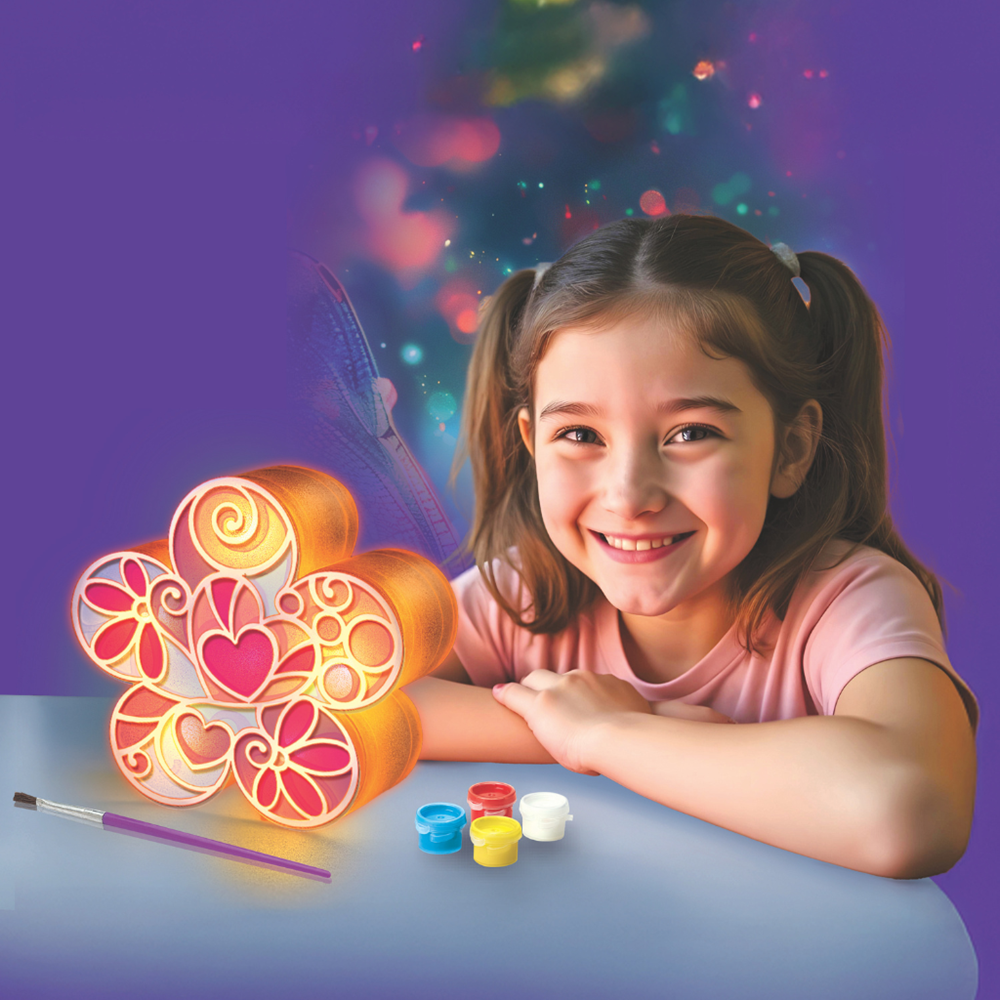 4M - KidzMaker - Colour Lit Flower Lamp