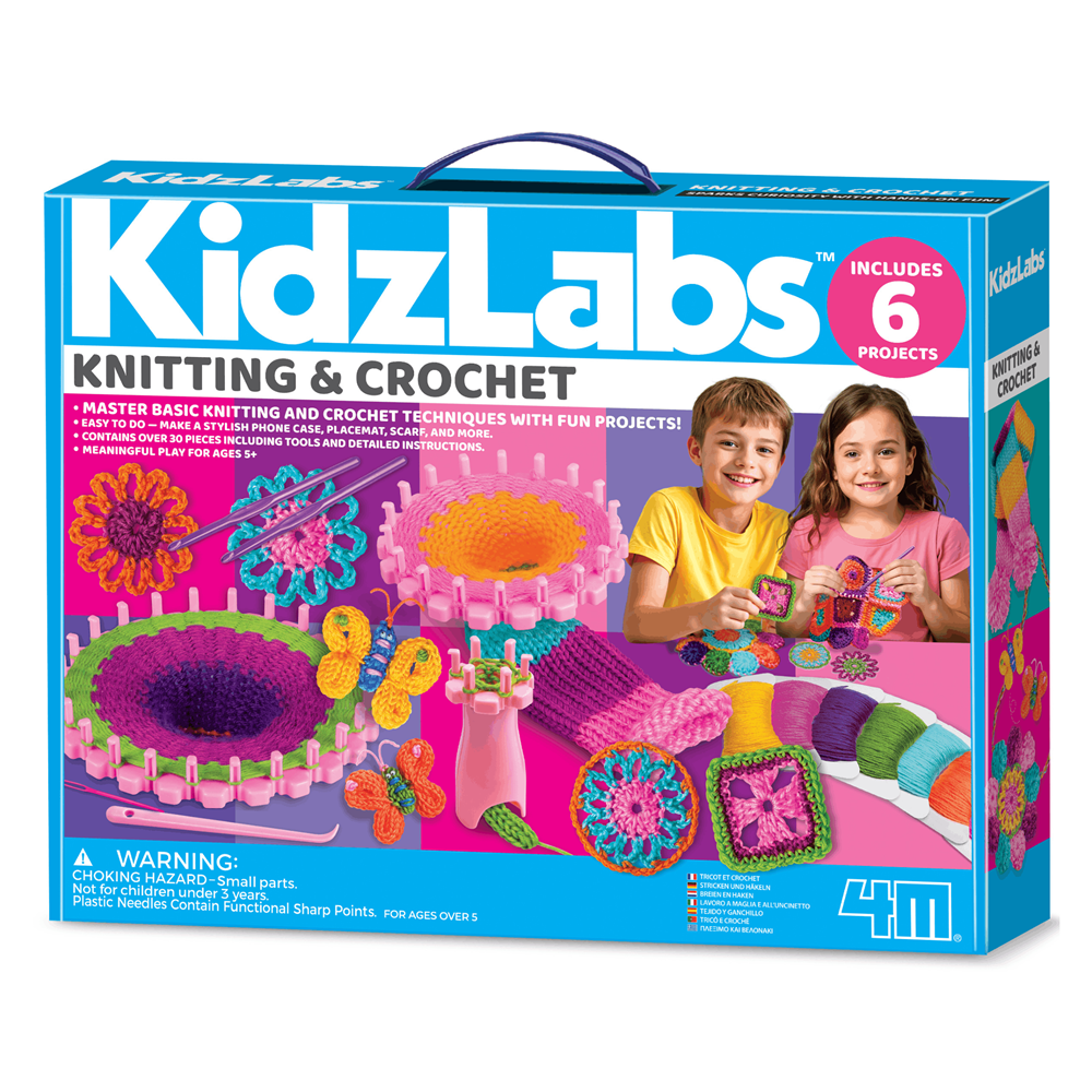 4M - STEAM Powered Kids - Knitting & Crochet