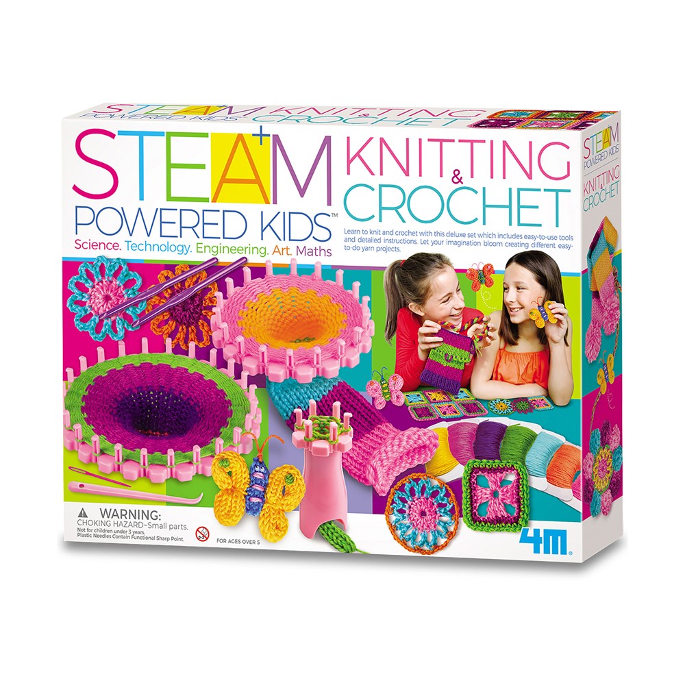 4M - STEAM Powered Kids - Knitting & Crochet