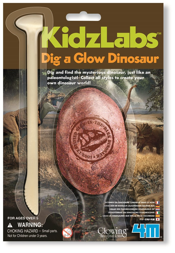 4M - Kidzlabs - Dig a Glow Dinosaur