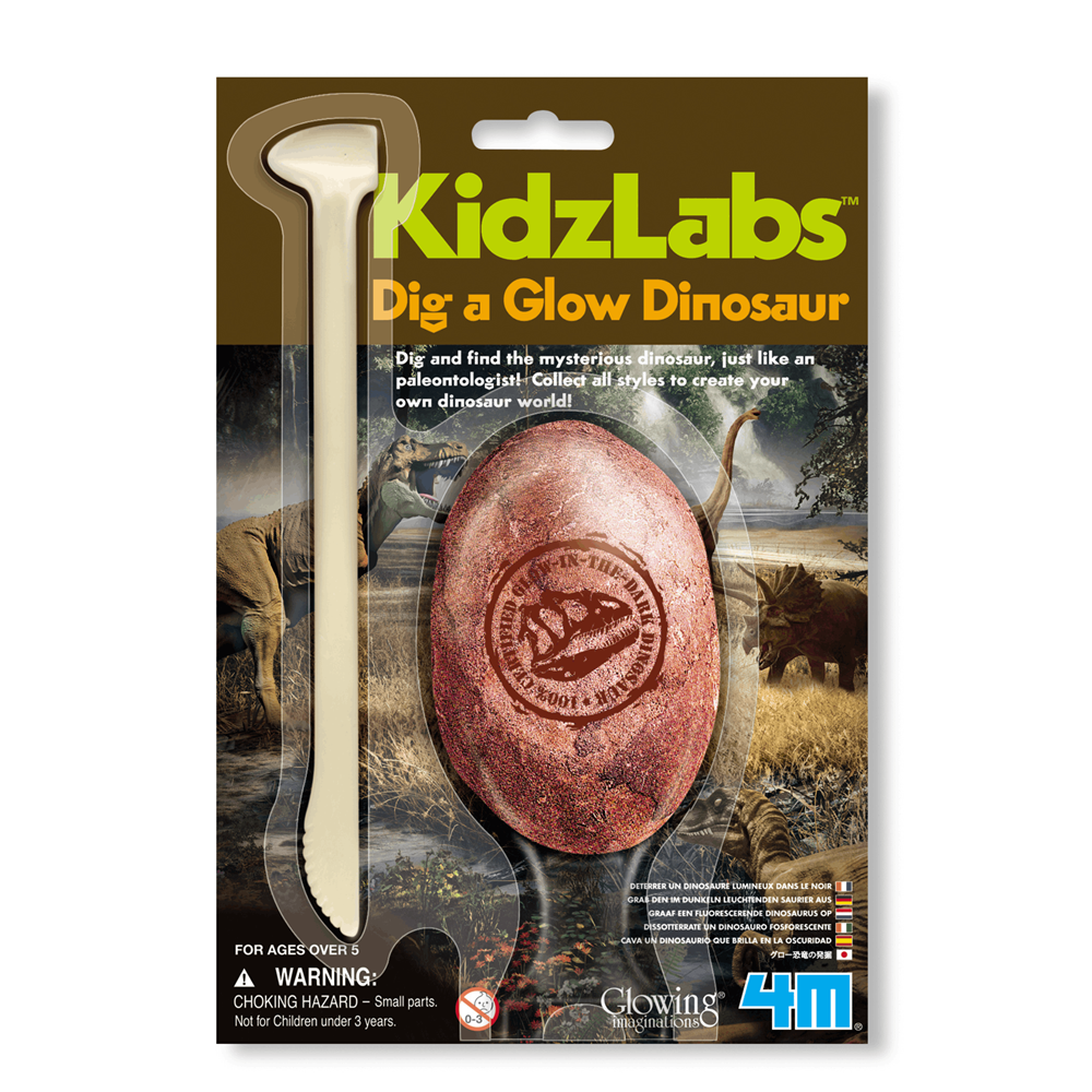4M - Kidzlabs - Dig a Glow Dinosaur