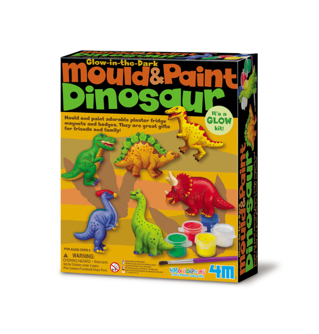 4M - Mould &amp; Paint - Dinosaur
