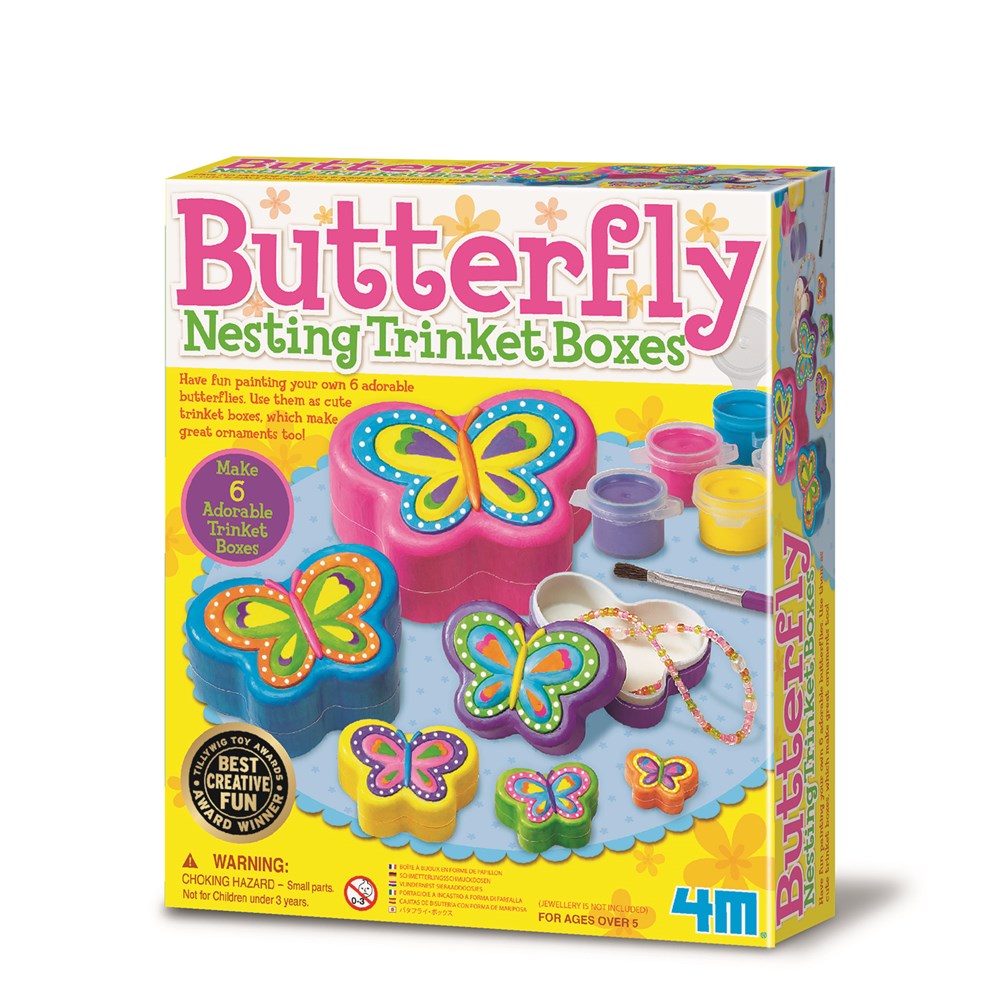 4M - Butterfly Nesting Trinket Box