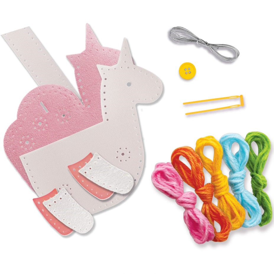 4M - KidzMaker - My Unicorn Faux Leather Pouch