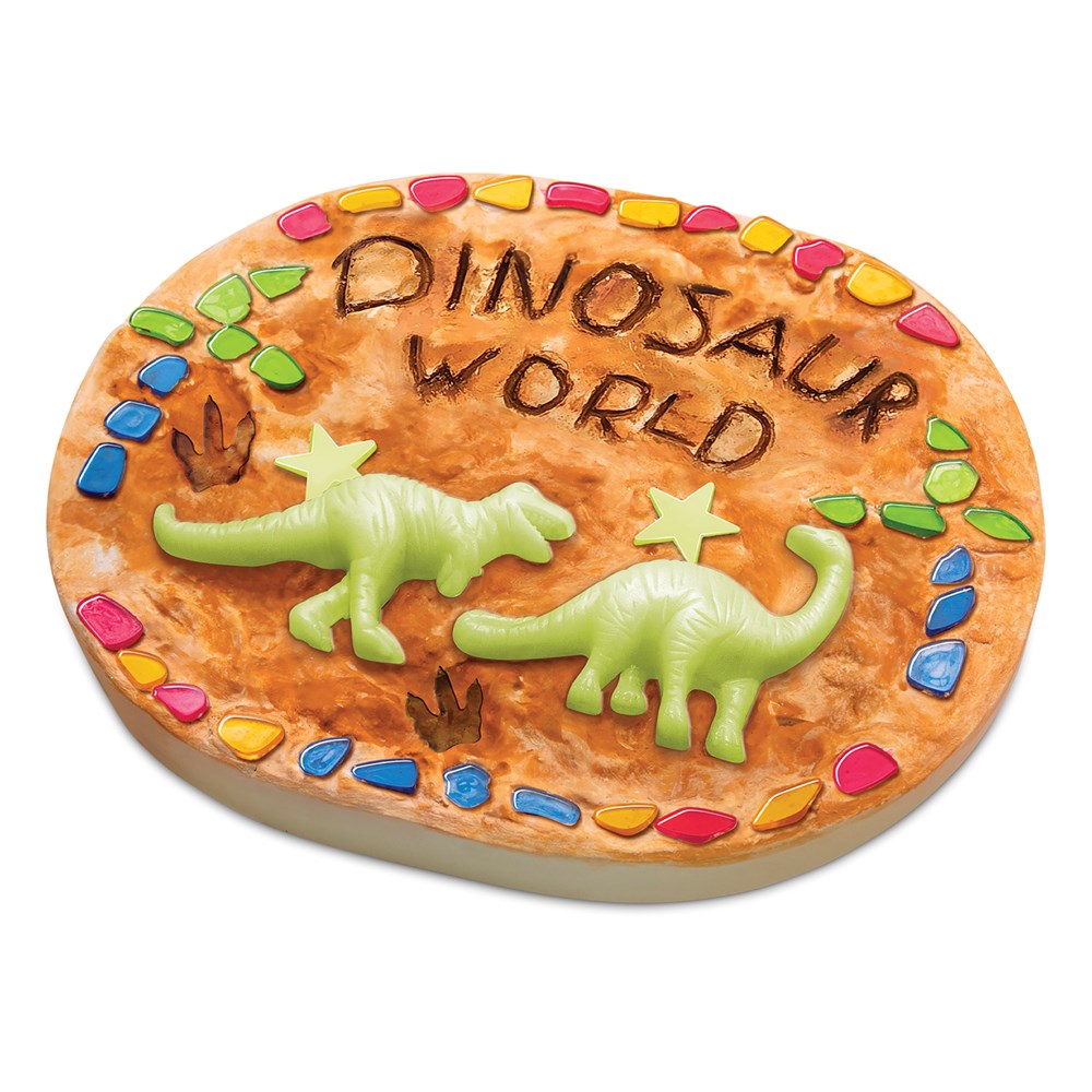 4M - KidzMaker - Mould &amp; Paint Dino Stone