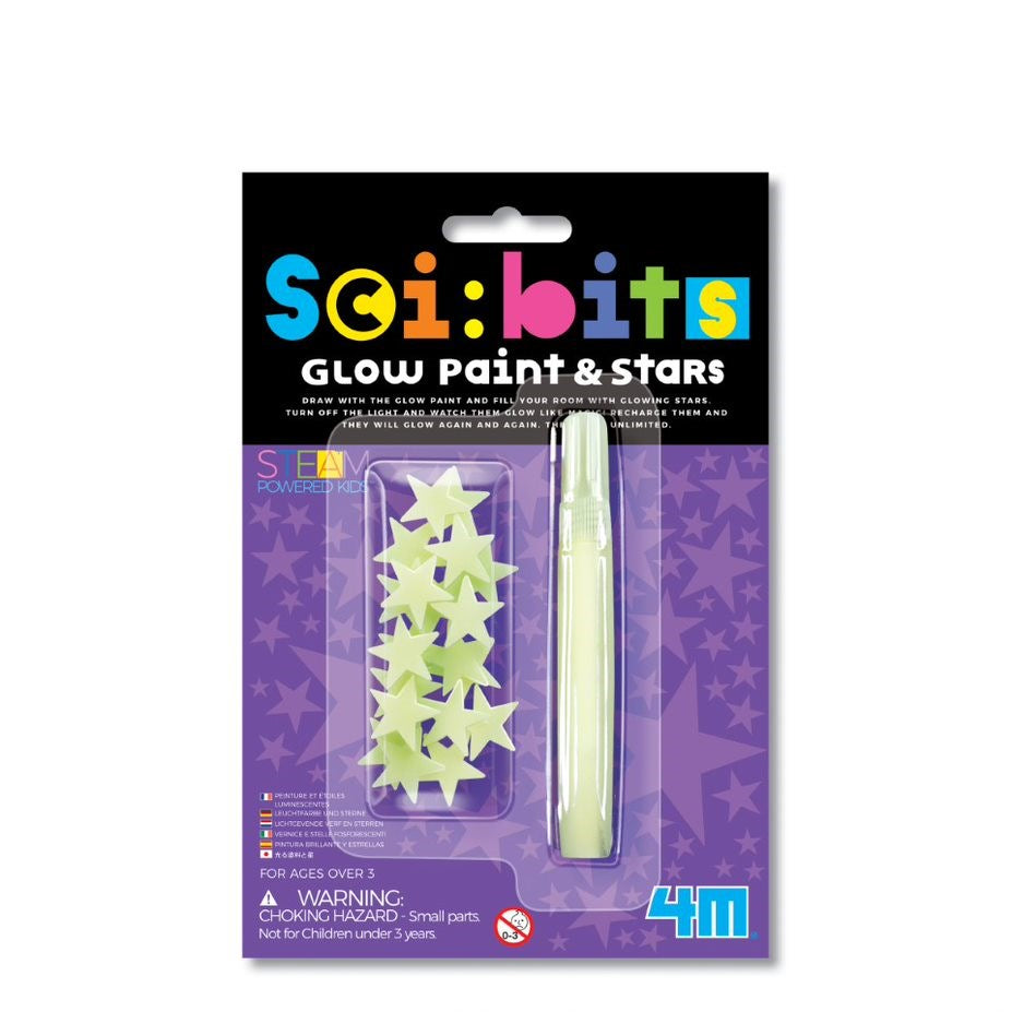 4M - Sci:Bits - Glow in the Dark Paint and Stars