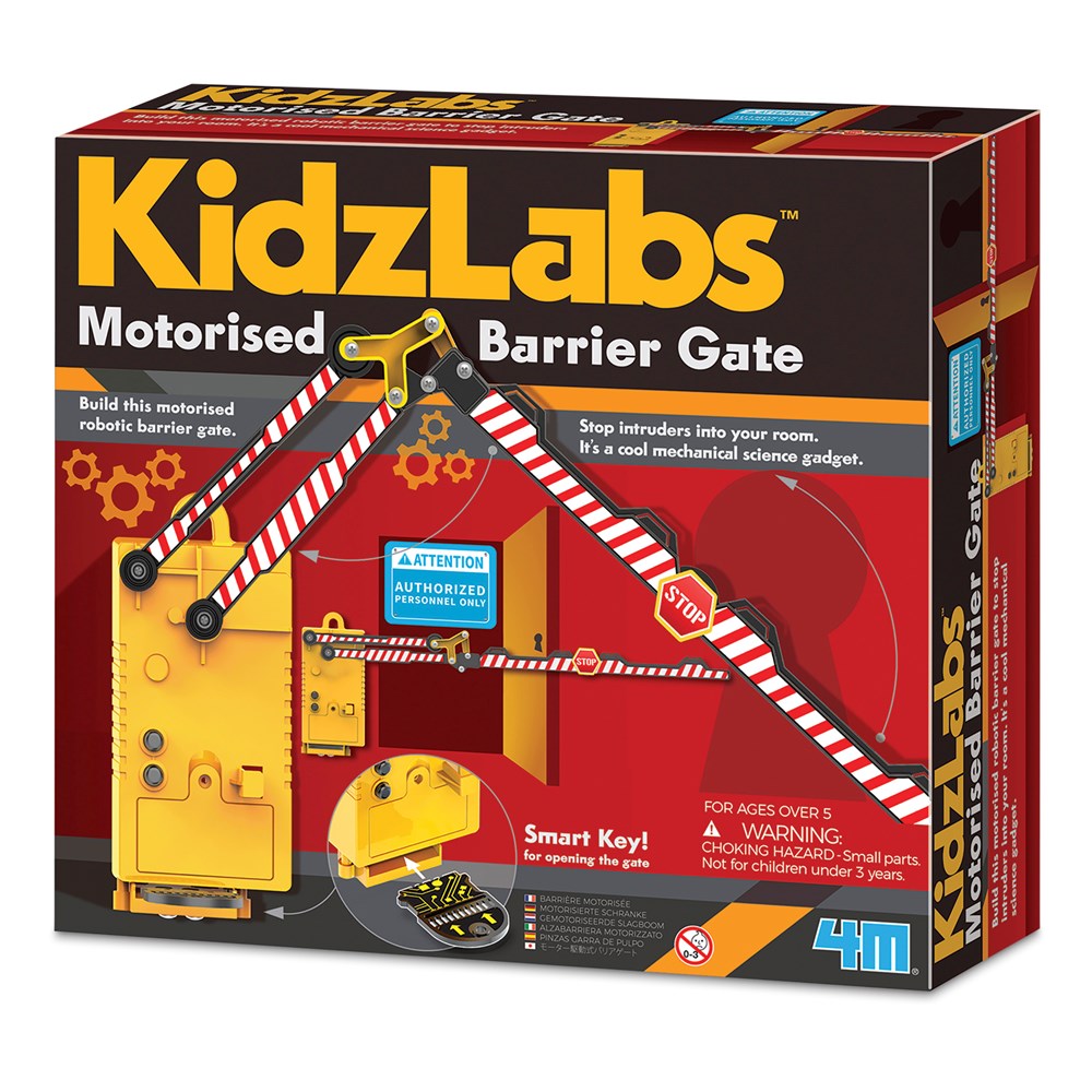 4M - KidzLabs - Motorised Barrier Gate