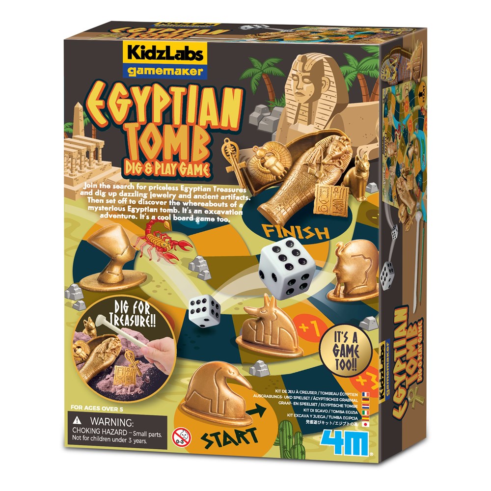 4M - KidzLabs Gamemaker - Dig &amp; Play Egyptian Tomb