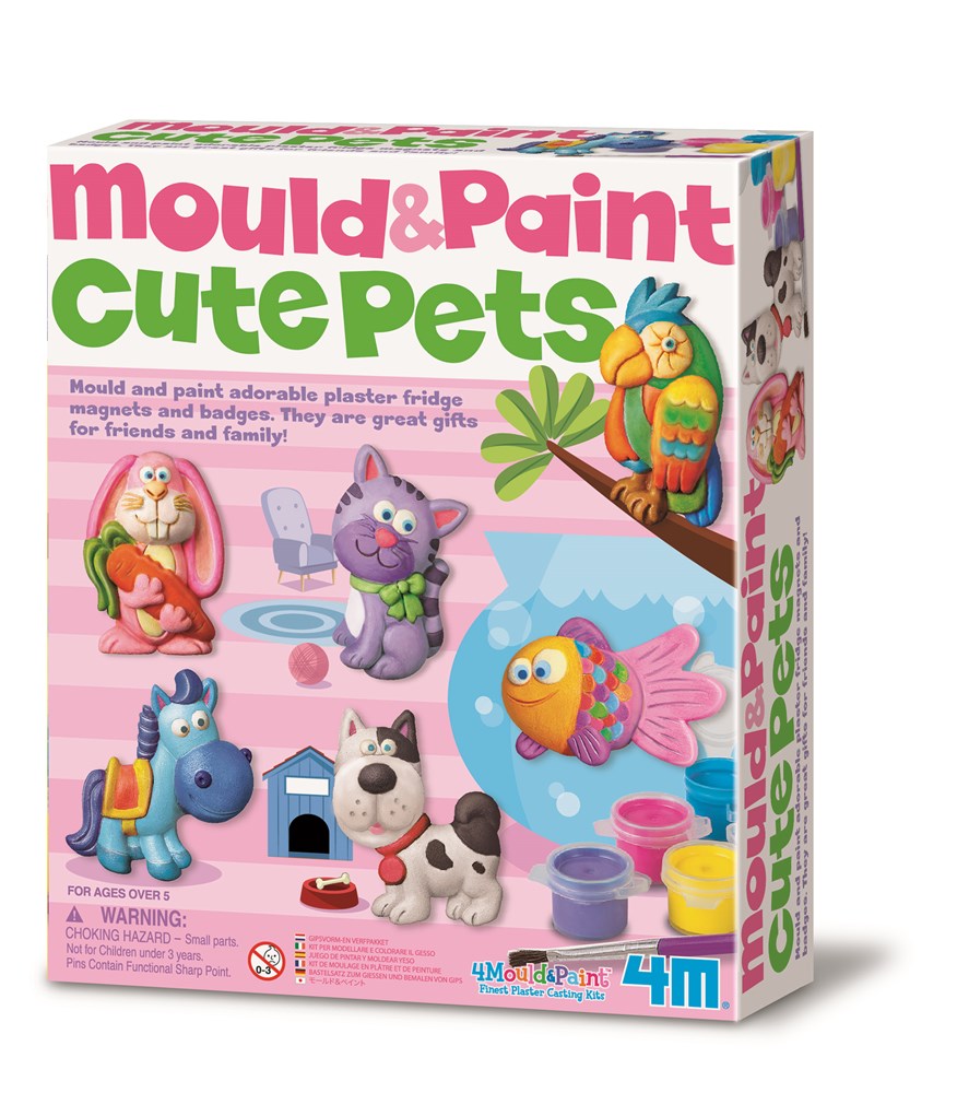 4M - Mould &amp; Paint - Cute Pets