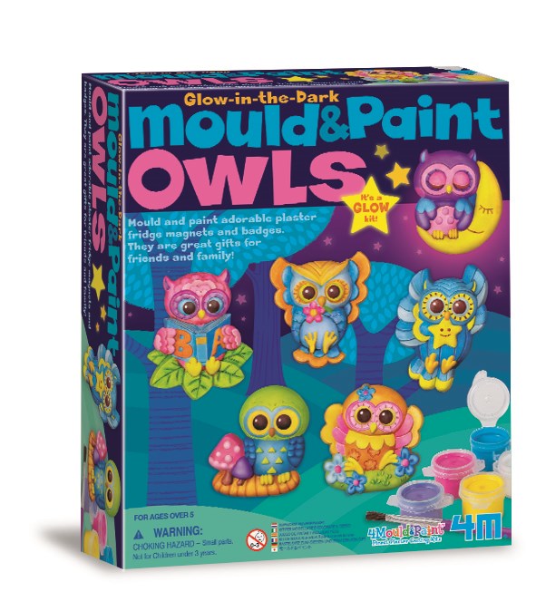 4M - Mould &amp; Paint - Owls