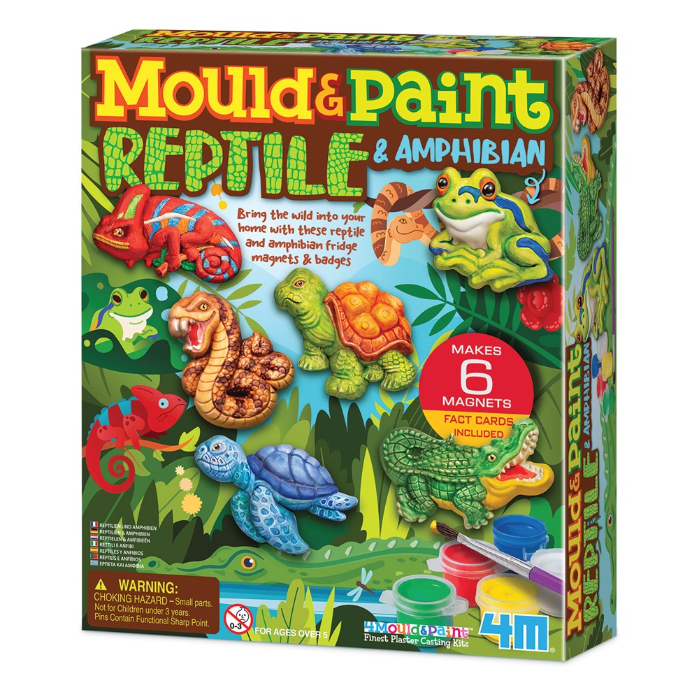 4M - Mould &amp; Paint - Reptile &amp; Amphibian