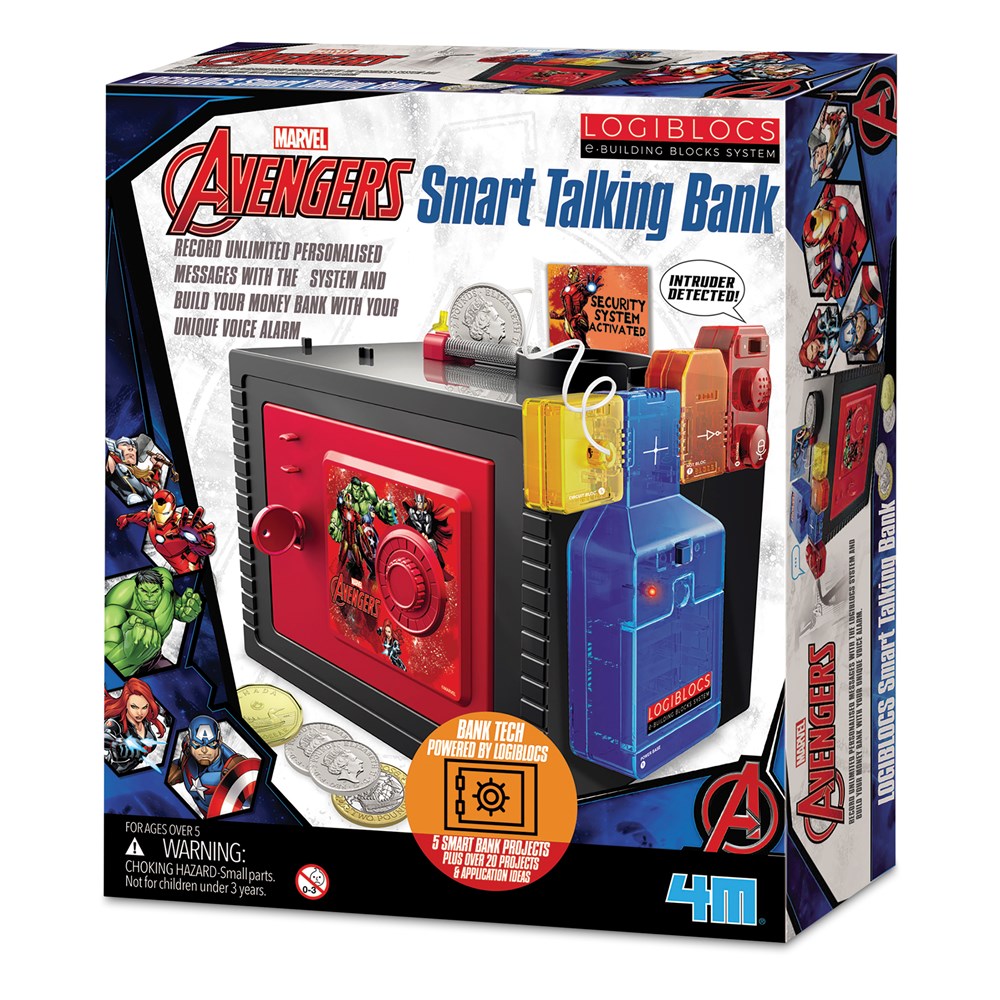 4M - Marvel Avengers - Smart Talking Bank